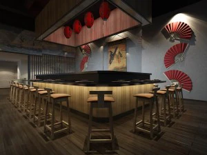 restaurant teahouse cafe drinks clubhouse 69 3D Model