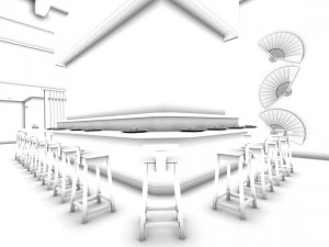 restaurant teahouse cafe drinks clubhouse 69 3D Model