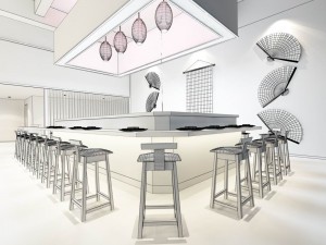 restaurant teahouse cafe drinks clubhouse 69 Modelo 3D