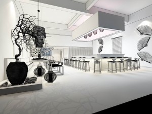restaurant teahouse cafe drinks clubhouse 69 Modelo 3D