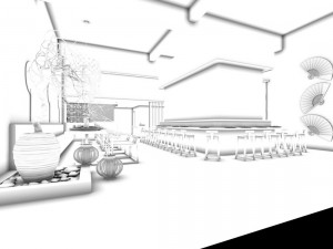 restaurant teahouse cafe drinks clubhouse 69 Modelo 3D
