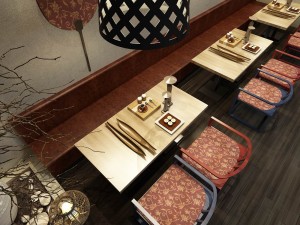 restaurant teahouse cafe drinks clubhouse 69 Modelo 3D