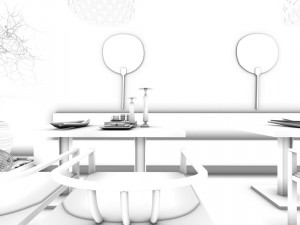 restaurant teahouse cafe drinks clubhouse 69 Modelo 3D