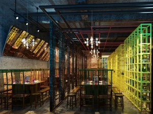 레스토랑 찻집 카페 음료수 클럽하우스 70 3D 모델