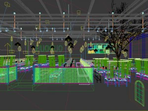 restaurant teahouse cafe drinks clubhouse 70 3D Model