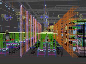 restaurant teahouse cafe drinks clubhouse 70 Modelo 3D