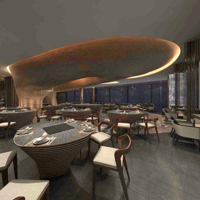 restaurant teahouse cafe drinks clubhouse 71 3D Model .c4d .max .obj .3ds .fbx .stl .blend