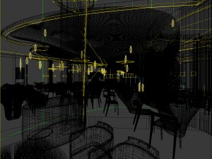 restaurant teahouse cafe drinks clubhouse 71 3D Model