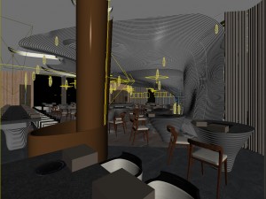 restaurant teahouse cafe drinks clubhouse 71 3D Model