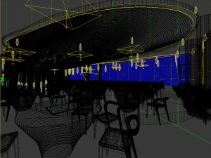 restaurant teahouse cafe drinks clubhouse 71 3D Model