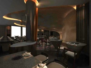 restaurant teahouse cafe drinks clubhouse 71 3D Model