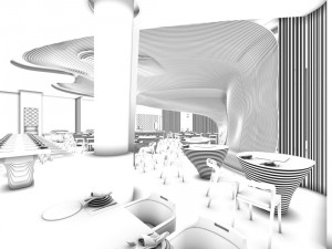 restaurant teahouse cafe drinks clubhouse 71 3D Model