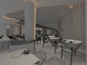 restaurant teahouse cafe drinks clubhouse 71 3D Model