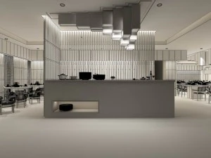 restaurant teahouse cafe drinks clubhouse 73 3D Model