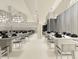 restaurant teahouse cafe drinks clubhouse 73 3D Model