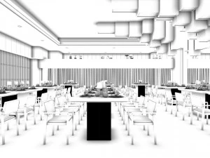 restaurant teahouse cafe drinks clubhouse 73 3D Model