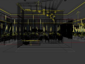 restaurant teahouse cafe drinks clubhouse 73 3D Model