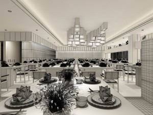 restaurant teahouse cafe drinks clubhouse 73 Model 3D