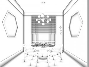 restaurant teahouse cafe drinks clubhouse 74 Model 3D