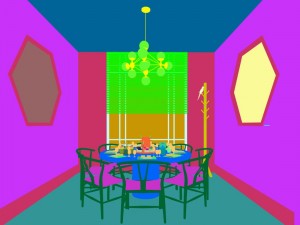 restaurant teahouse cafe drinks clubhouse 74 Model 3D