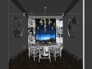 restaurant teahouse cafe drinks clubhouse 74 Model 3D
