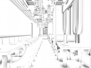 restaurant teahouse cafe drinks clubhouse 76 Model 3D