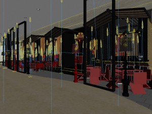 restaurant teahouse cafe drinks clubhouse 76 Model 3D
