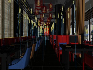 restaurant teahouse cafe drinks clubhouse 76 Model 3D