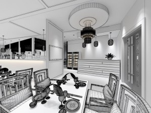 restaurant teahouse cafe drinks clubhouse 78 Model 3D