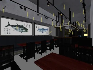 restaurant teahouse cafe drinks clubhouse 79 3D Model