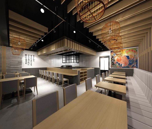 restaurant teahouse cafe drinks clubhouse 80 3D Model .c4d .max .obj .3ds .fbx .stl .blend 