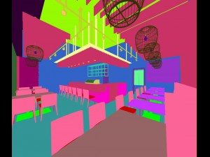 restaurant teahouse cafe drinks clubhouse 80 3D Model