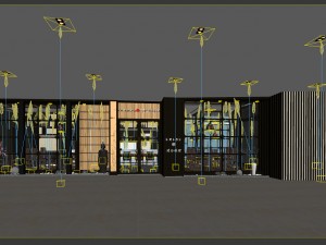 restaurant teahouse cafe drinks clubhouse 82 3D Model