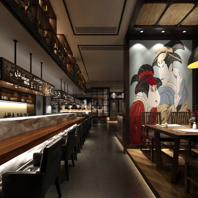 restaurant teahouse cafe drinks clubhouse 83 3D Model .c4d .max .obj .3ds .fbx .stl .blend 