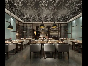 레스토랑 찻집 카페 음료수 클럽하우스 84 3D 모델