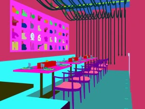 restaurant teahouse cafe drinks clubhouse 85 3D Model
