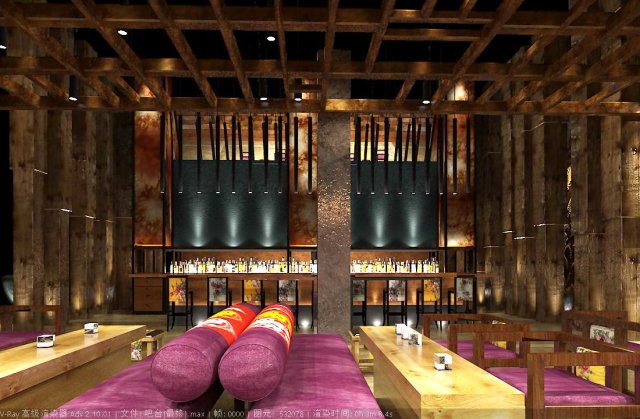 restaurant teahouse cafe drinks clubhouse 86 Modelo 3D .c4d .max .obj .3ds .fbx .stl .blend 