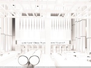 restaurant teahouse cafe drinks clubhouse 86 Modelo 3D