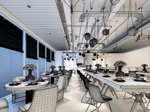 restaurant teahouse cafe drinks clubhouse 87 3D Model