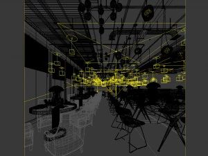 restaurant teahouse cafe drinks clubhouse 87 3D Model