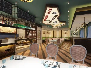 restaurant teahouse cafe drinks clubhouse 88 3D Model