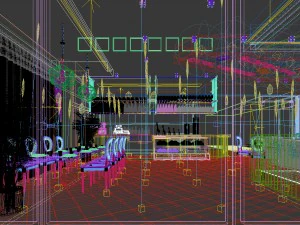 restaurant teahouse cafe drinks clubhouse 88 3D Model