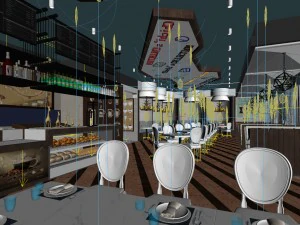 restaurant teahouse cafe drinks clubhouse 88 3D Model