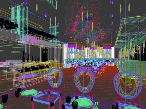 restaurant teahouse cafe drinks clubhouse 88 3D Модель