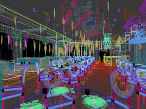 restaurant teahouse cafe drinks clubhouse 88 3D Модель
