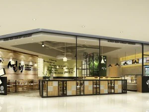 रेस्तरां टीहाउस कैफे पेय क्लबहाउस 89 3D मॉडल