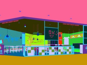 restaurant teahouse cafe drinks clubhouse 89 Modello 3D