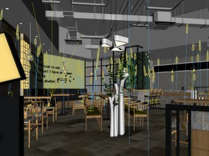 restaurant teahouse cafe drinks clubhouse 89 Modello 3D