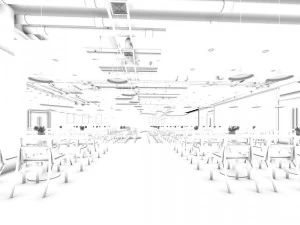 restaurant teahouse cafe drinks clubhouse 90 3D Model