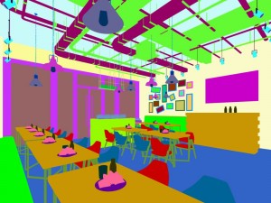 restaurant teahouse cafe drinks clubhouse 91 Modello 3D
